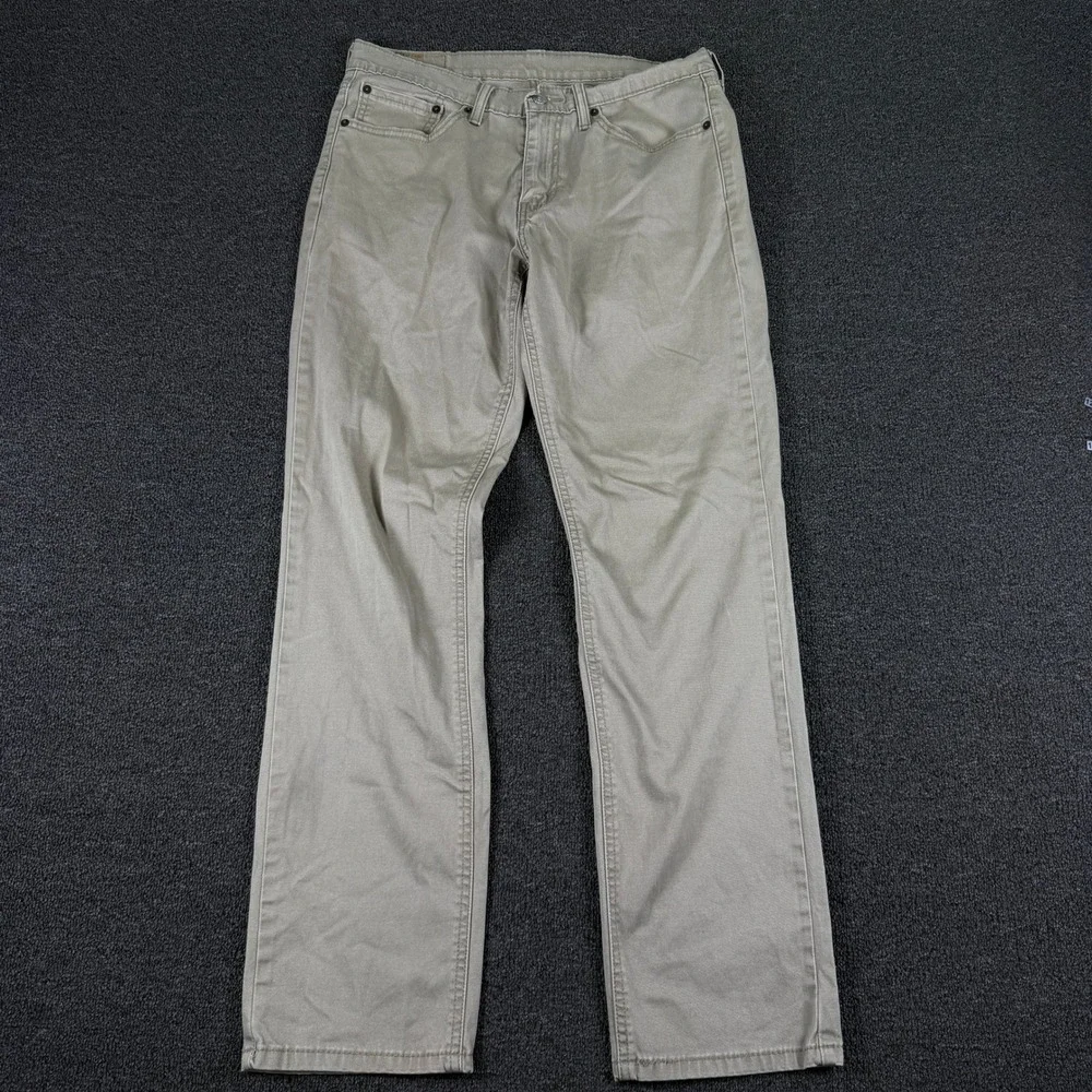 Levi's Pants Mens 32x34 541 Athletic Taper Khaki Tan Twill EUC 18181-0040